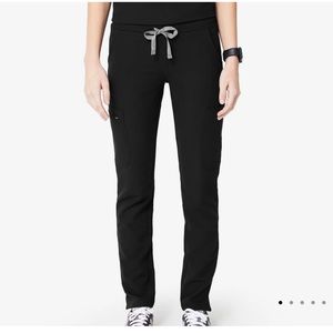 Figs Black Yola Skinny Scrub Pant NWT